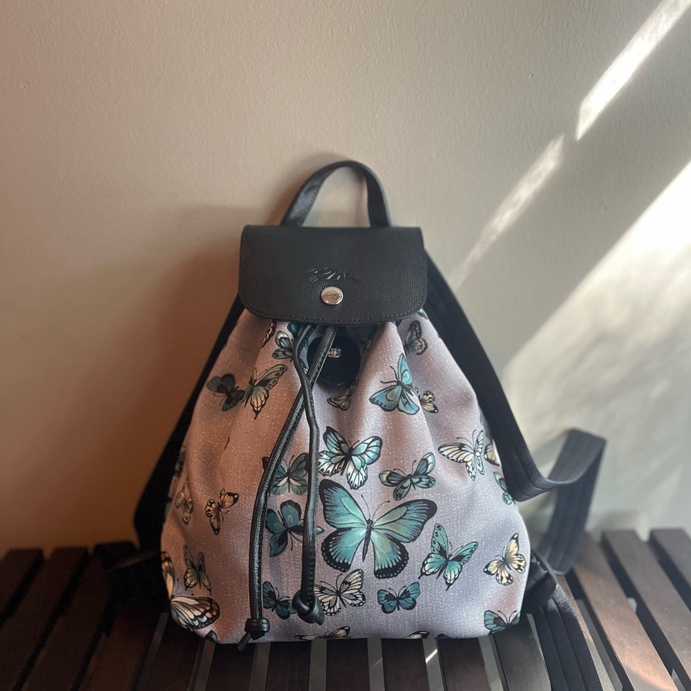 Brand New Authentic Limited Edition Longchamp Butterfly Pack Purse